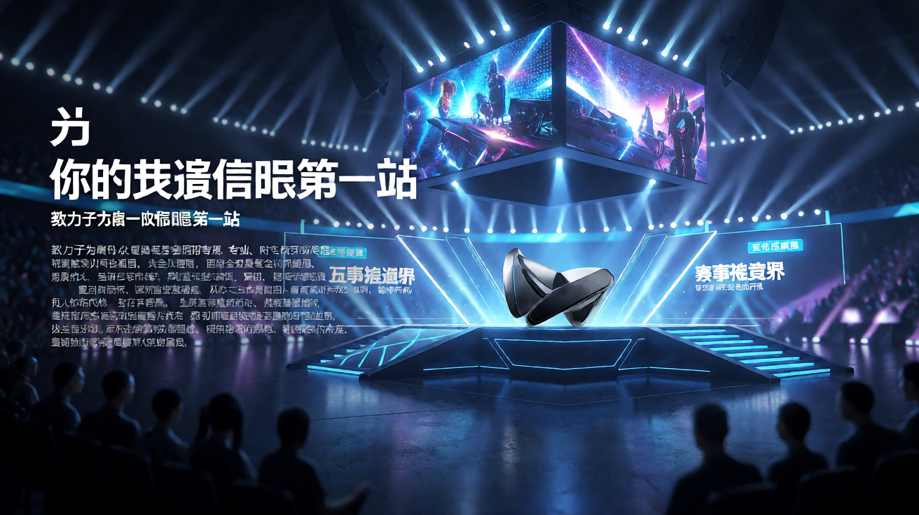 MK电竞专业赛事场馆，灯光璀璨的竞技舞台