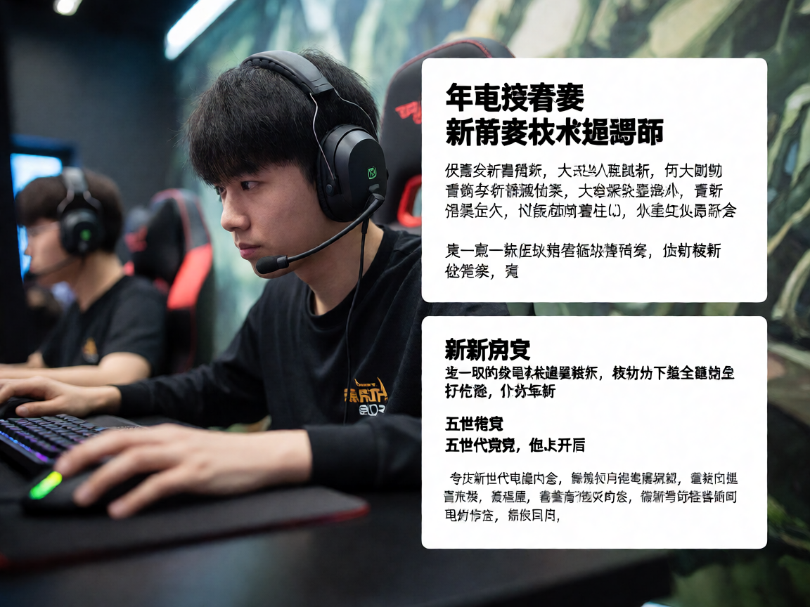电竞赛事精彩对局瞬间，选手专注操作